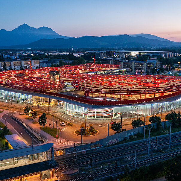 EUROPARK Salzburg Drohnenansicht
